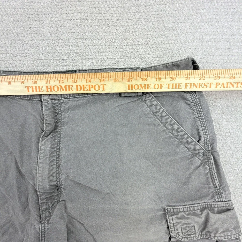 Carhartt B143 FAT Cargo Shorts Mens 44 Gray Washed Twill Work Utility Cotton